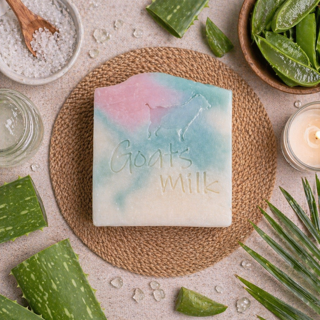 Fresh Aloe Vera Goat Milk Soap