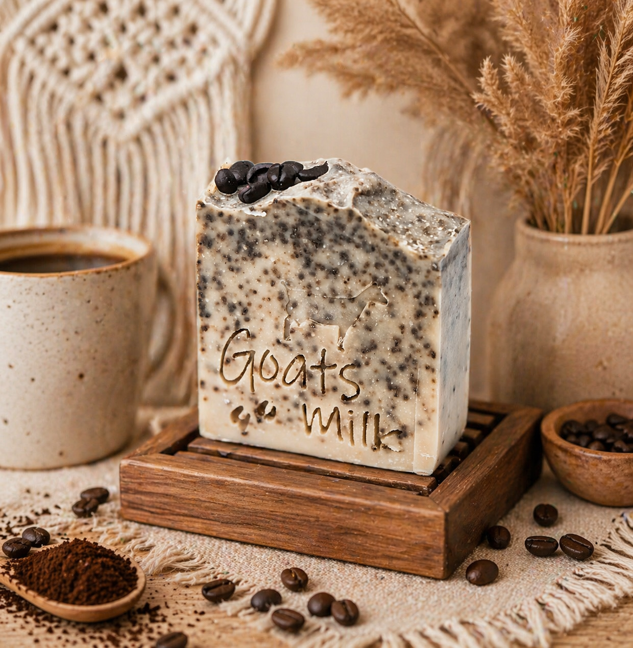 Coffee Bean Goat Milk Soap