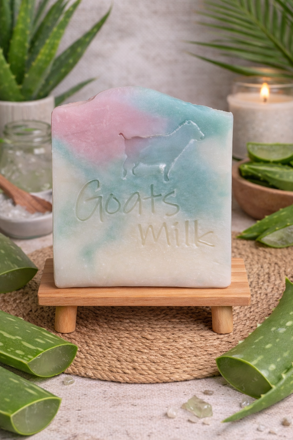 Fresh Aloe Vera Goat Milk Soap